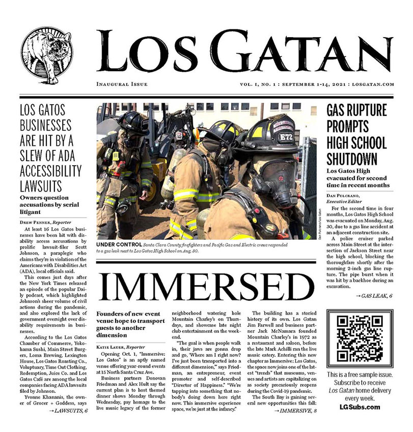 Independent publisher launches new weekly in Los Gatos California